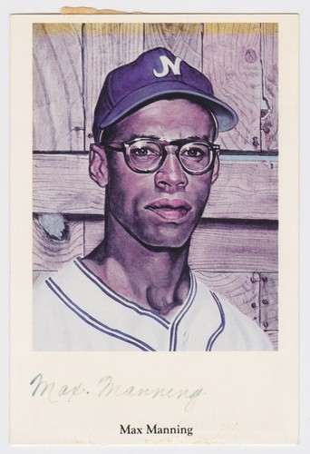 Cartolina max manning firmata - manning,