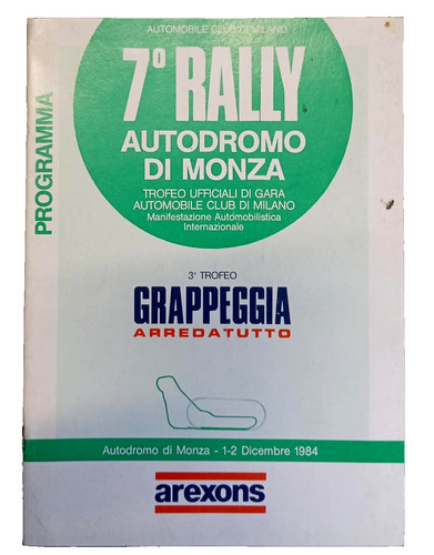1984 rally autodromo di - 7°,