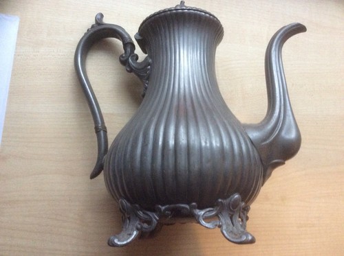Caffettiera peltro del 1800 - caffettiera,