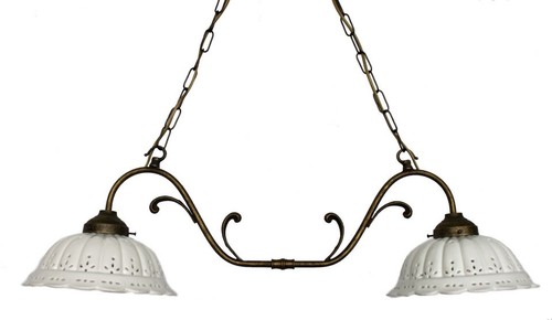 Lampadario sospensione ottone