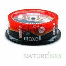 25 MAXELL CD CD-R 80 MINUTI