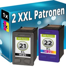 2x CARTUCCE per HP 21+22-XL