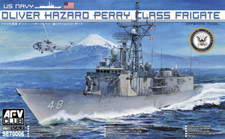 Modello Di Nave Fregata Classe Oliver Hazard Perry 1/700