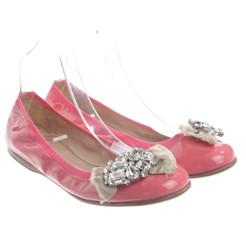 Ballerine miu euro rosa - miu, 38