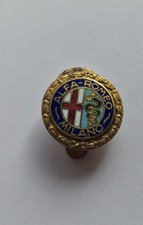 Vintage enamel Alfa Romeo