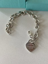 TIFFANY e CO Bracciale Heart Tag  Cuore  Argento 925 Please Return Originale