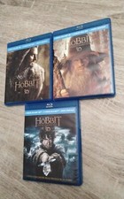 LO HOBBIT - Trilogia 12 bluray 3d+2d+ dischi bonus - come nuovi (PG60)