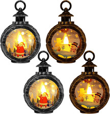 4 Pezzi Lanterna Di Natale