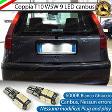 COPPIA LUCI TARGA A 9 LED PER