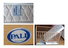 Lettino PALI Ciak + materasso siman   dimensioni 132x71x h.88cm. 