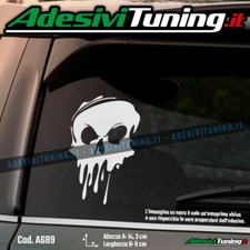 Adesivo Teschio Splatter -