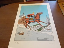 serigraphie Alix(à cheval)