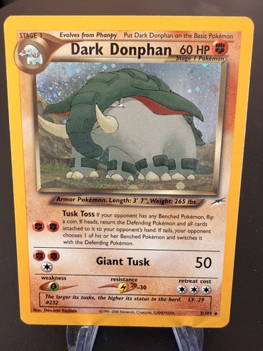 Dark donphan 003 105 neo - dark, 003/105