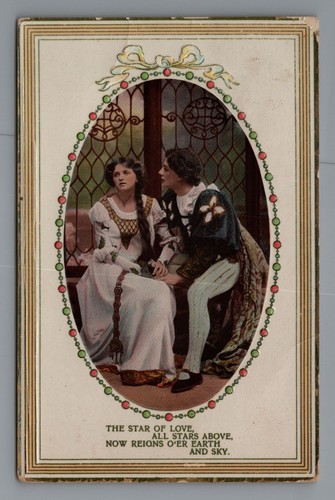 Postcard 1910 embossed - postcard, &
