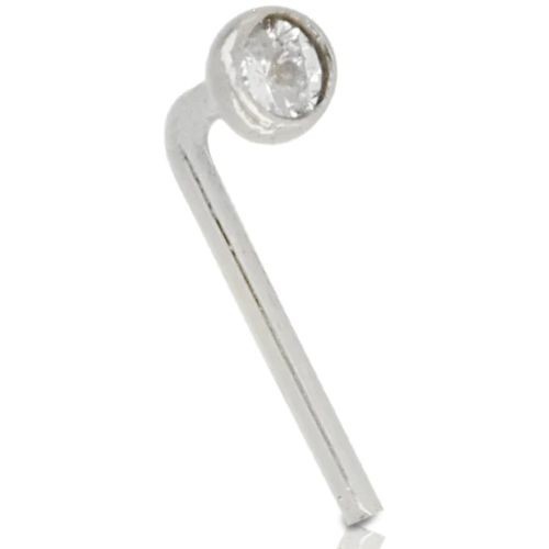 Piercing naso con - con, zircone