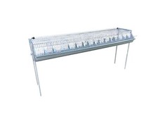 Gabbia Conigli Ingrasso 8 fori Con Sostegni