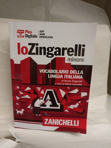 Dizionario zingarelli italiano - dizionario,