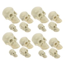  150 mini teschi: piccole teste di scheletri di Halloween in plastica - scherzi