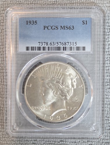 Dollaro della pace - 1935, ms63