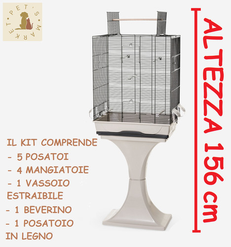 Ambra open gabbia squadrata - gabbia,