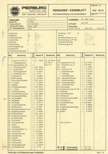 Scheda tecnica regolazione