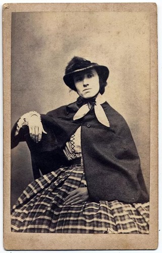 Cdv florence pensive woman - florence,