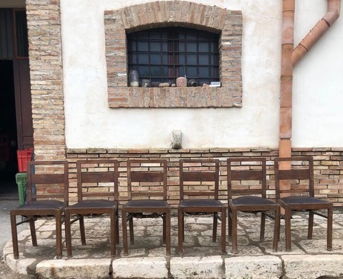 Antiche sedie poltrone in - 6,