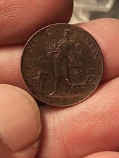 Rarita REGNO D'ITALIA 2 CENTESIMI 1910 RARO Vittorio Emanuele III
