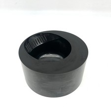 Posacenere design Enzo Mari - Danese - Nero  - modello Borneo 1967