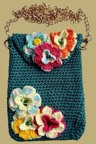 Borsa tracolla floreale - tracolla,
