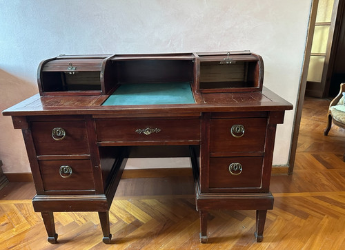 Scrivania ministeriale vintage - scrivania,