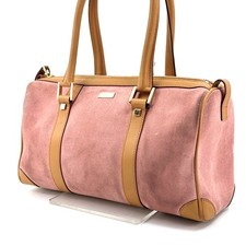 Borsa Gucci Mini Boston rosa pelle scamosciata borsetta autentica