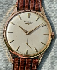 Orologio Longines in Oro 18kt Raro Carica Manuale Calibro 30L d'Epoca Anni '60