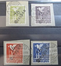 1948 Zona Sovietica 16 Greussen Signed Hall, Autunno Falso 21309