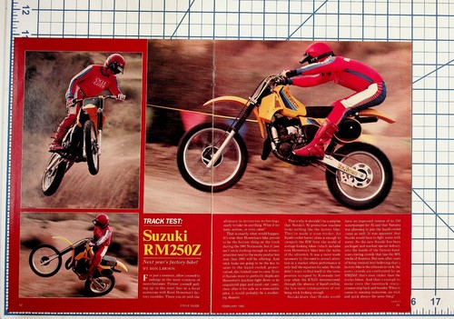 Suzuki rm250z 1982 rivista - suzuki,