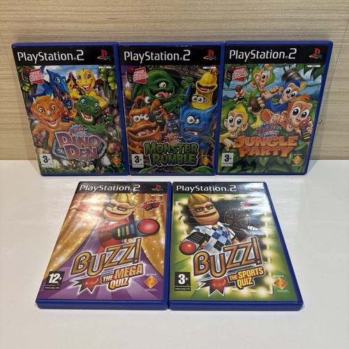 Playstation ps2 buzz - ps2, 4x