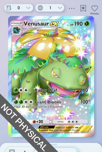 Pokemon tcg pocket venusaur - pokemon,