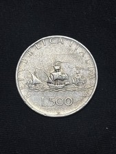 Moneta Argento 500 Lire