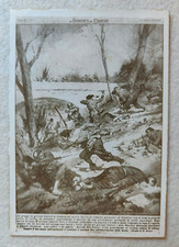 CARTOLINA FASCISMO RSI MILIZIA CAMICIE NERE LITTORIA DOMENICA CORRIERE 1944