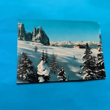 ALPE DI SIUSI VERSO LO SCILIAR  -  CARTOLINA A COLORI SCRITTA