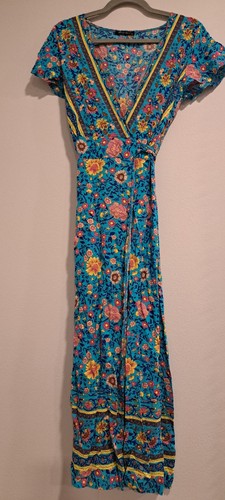 Grazioso maxi abito giardino - maxi,