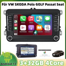 Autoradio Android 13 7" 3GB+32GB per VW GOLF 5-6/Passat Skoda DAB+ CarPlay Navi