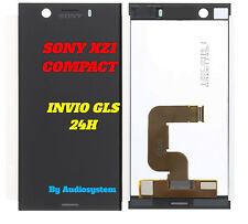 DISPLAY LCD+ TOUCH SCREEN SONY XPERIA XZ1 COMPACT G8441 MINI VETRO SCHERMO NERO
