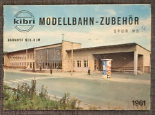 KIBRI - Accessori Modellismo Ferroviario Spur Ho Neu-Ulm, Catalogo Advertising Toy Train 1961