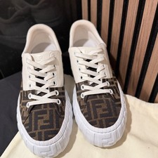 Fendi Zucca FF Mens Leather