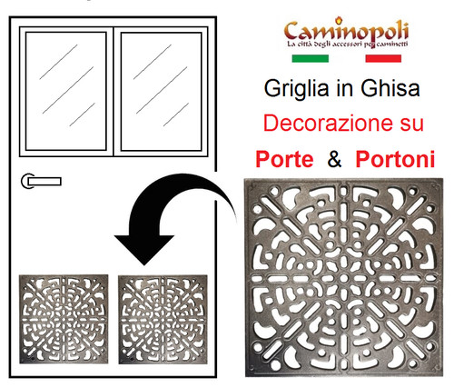 Griglia ghisa aerazione - griglia, in
