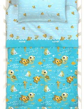 Trapuntino/Copriletto trapuntato lettino + paracolpi Caleffi mod." Nemo" OFFERTA