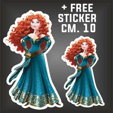 adesivo principessa merida