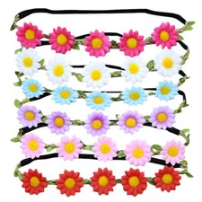 Fascia per capelli margherita