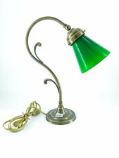 Office Desk Lamp Brass Green